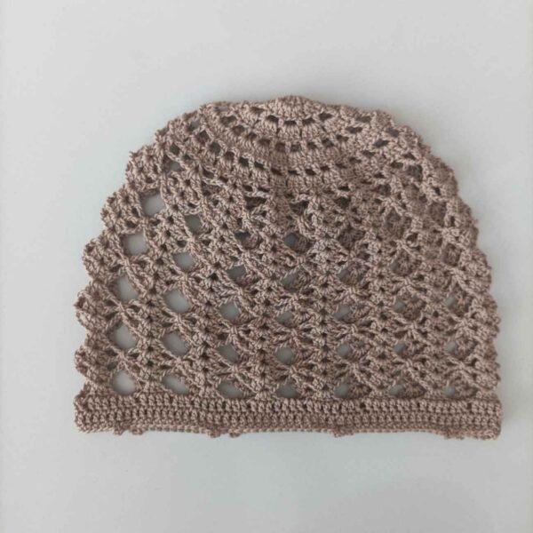 Crocheted Hat - Soft and Warm Perfect Gift Ideas for Winter with Geometric Design