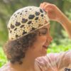 Crocheted Hat - Warm & Trendy Perfect Winter Accessory in Cream