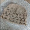 Crocheted Hat - Warm & Trendy Perfect Winter Accessory in Cream