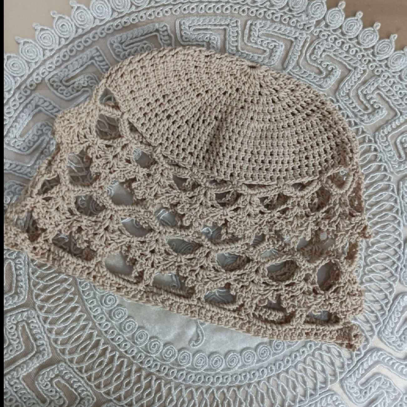 Crocheted Hat – Warm & Trendy Perfect Winter Accessory in Cream