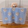 Handwoven Crocheted Baby Bedspread - A Stylish Touch for Your Nursery