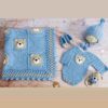 Handwoven Crocheted Baby Bedspread - A Stylish Touch for Your Nursery