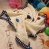 Handwoven Crocheted Baby Bedspread - Perfect for Nursery Decoration