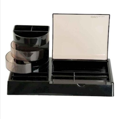 Desk Organizer Accessory for Office Supplies in Black