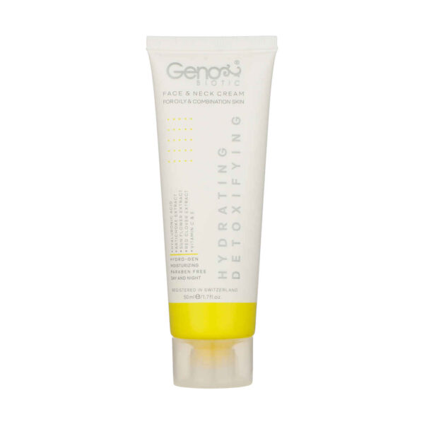Geno Biotic Moisturizing Cream - Hydrating Detoxifying for Oily & Combination Skin (pack of 2)