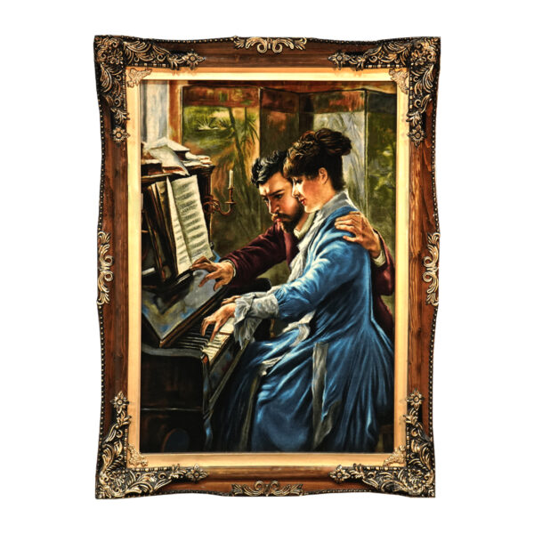 Hand-Knotted Persian Pictorial Rug from Sardrud- Attributiert by Rudolf Eichstaedt