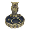 Handcrafted Incense Art Model Sculpture with Owl Design