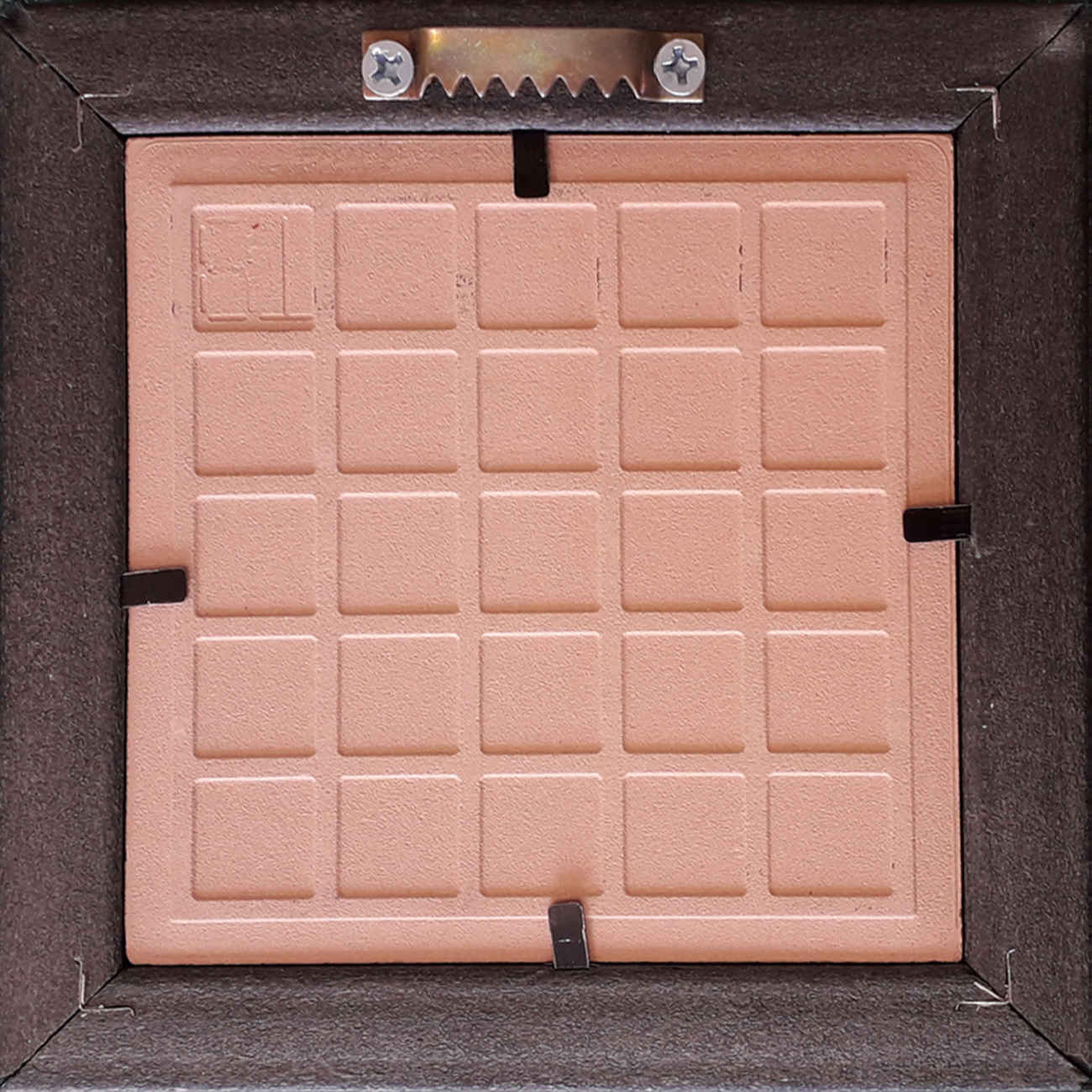 Ceramic Wall Key Holder – with Wooden Frame for a Beautifully Organized Entryway