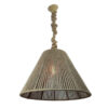 Handmade Woven Ceiling Light - Hemp Chandelier for Natural Home Decor