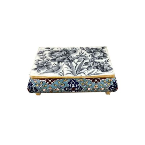 Handmade Jewelry Bone Box with Flower & Bird Design – Perfect Organizer for Jewelry