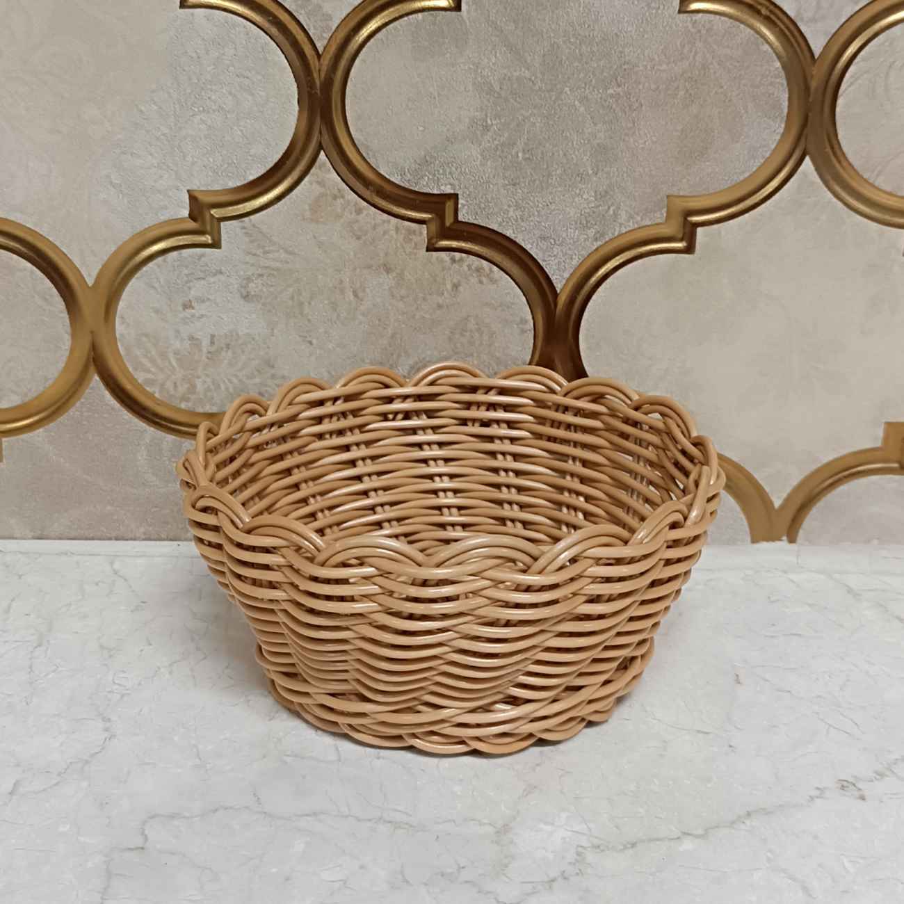 Handwoven Wicker Basket for Rustic, Modern & Minimalist Decor