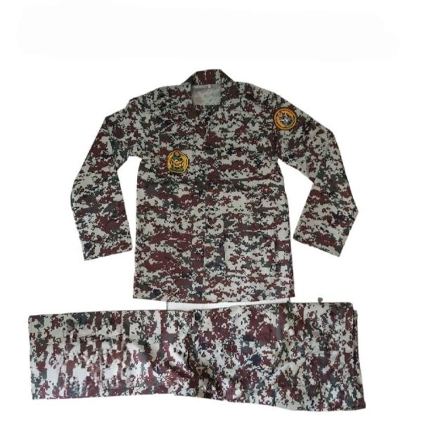 Iranian Thick Digital Military Uniform - the Air Defense Force, Grade One