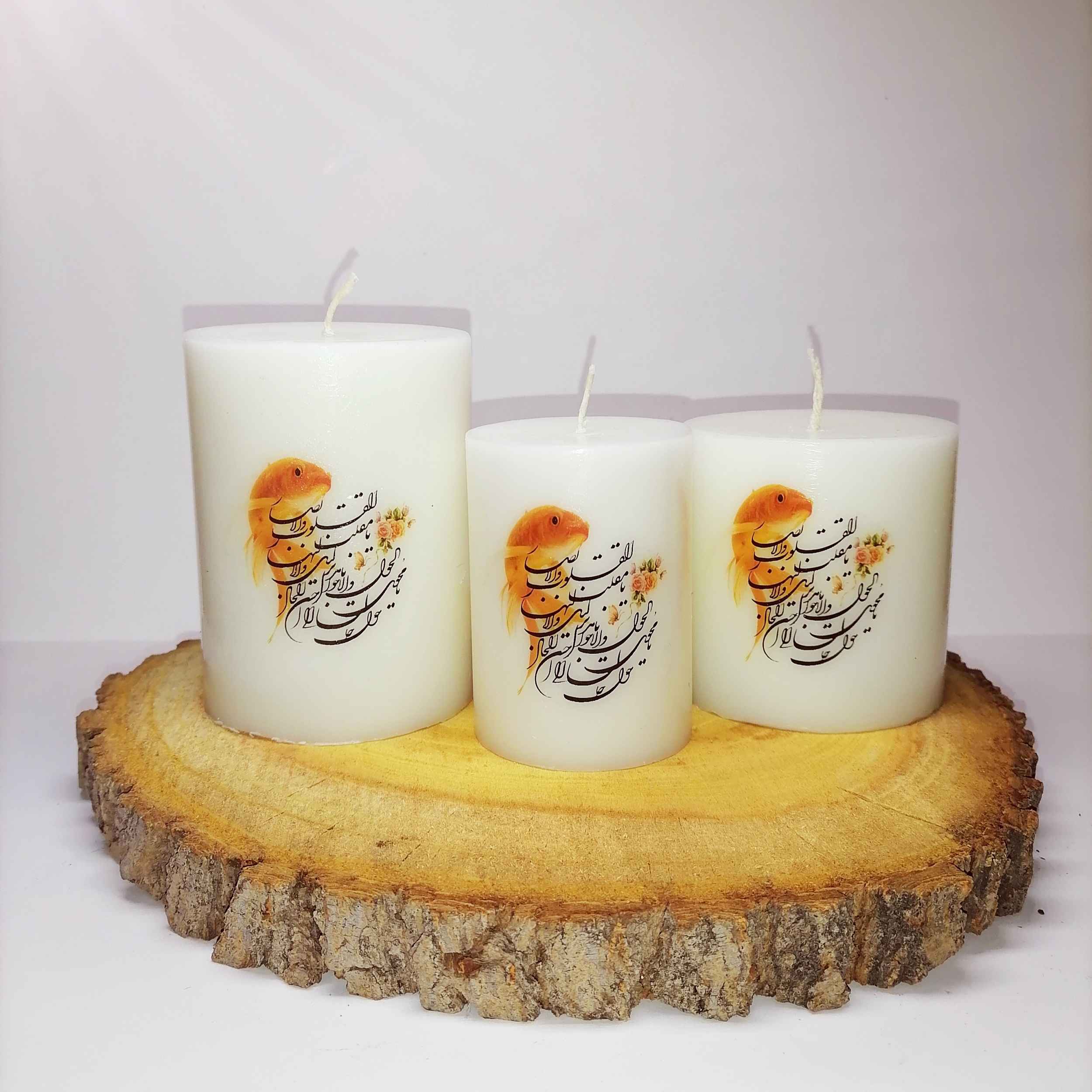 Handmade Candle – Ya Muqallib Al Qulub Model for New Year (x3)