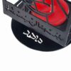 Islamic Metal Candle Holder with Imam Hussein Design