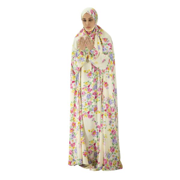 Islamic Namaz Chador for Women - Prayer Chador with Sleeves Design