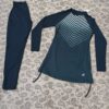 Islamic Women's Swimsuit with Attached Hood and Wide-Band Leggings