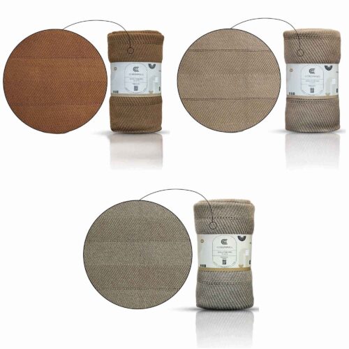 Knitted Sofa Throw Blanket for Living Room – Stylish & Comfort