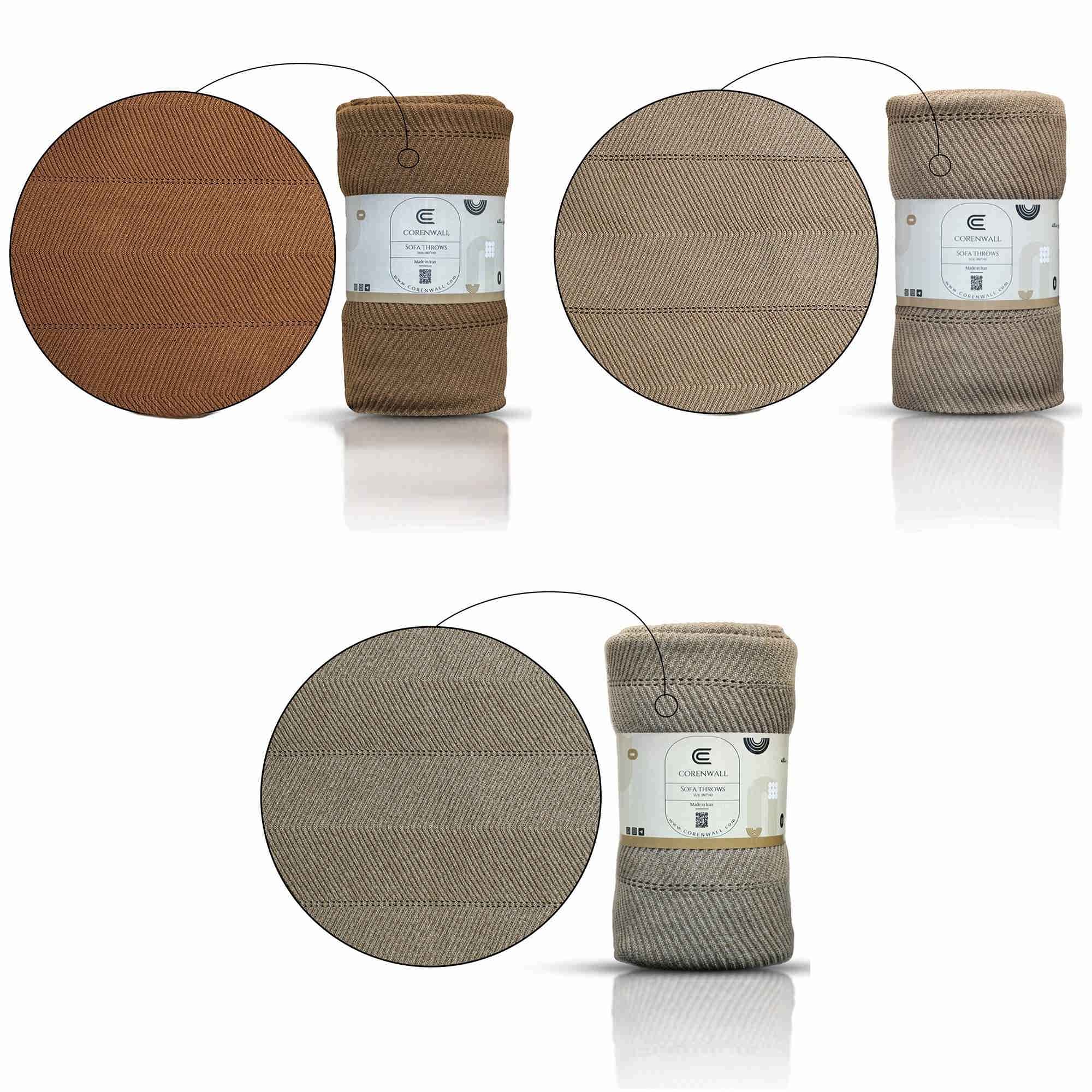 Knitted Sofa Throw Blanket for Living Room – Stylish & Comfort