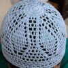 Knitted Turkish Kufi Taqiyah – Stylish Muslim Prayer Hat in Light Blue