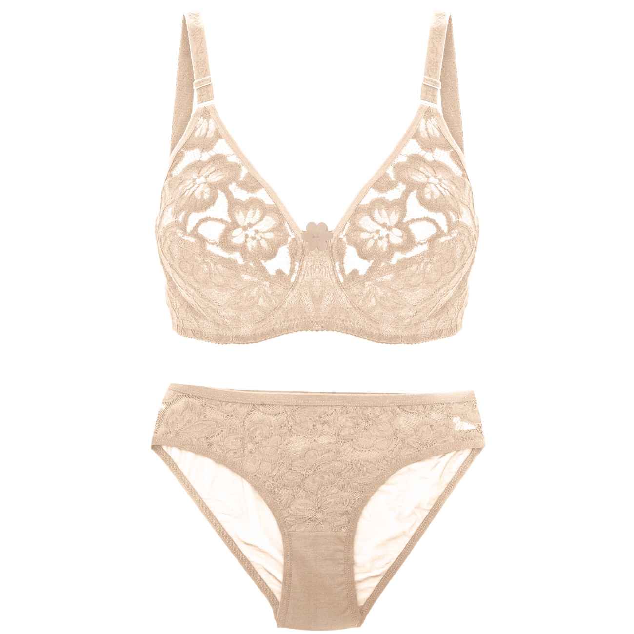 Lace Bra and Panty Set - Timeless Charm & Elegant