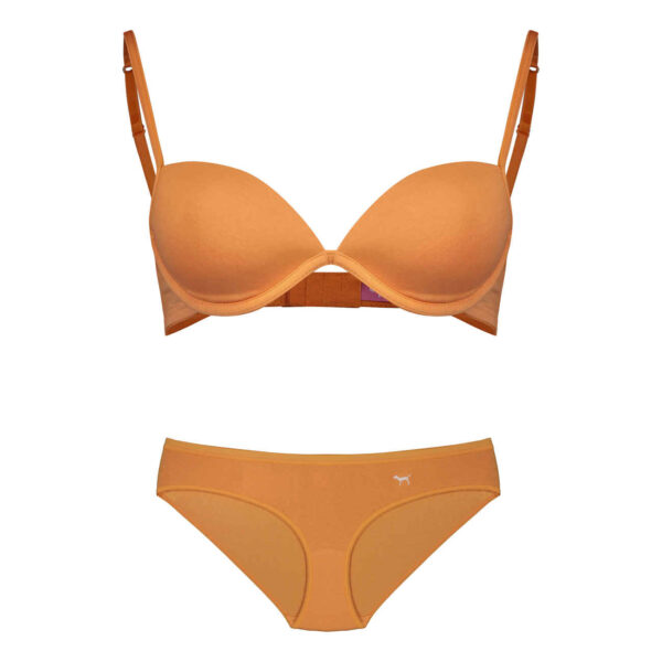 Lingerie Set - Bright Yellow Underwired Bra for Bold Women