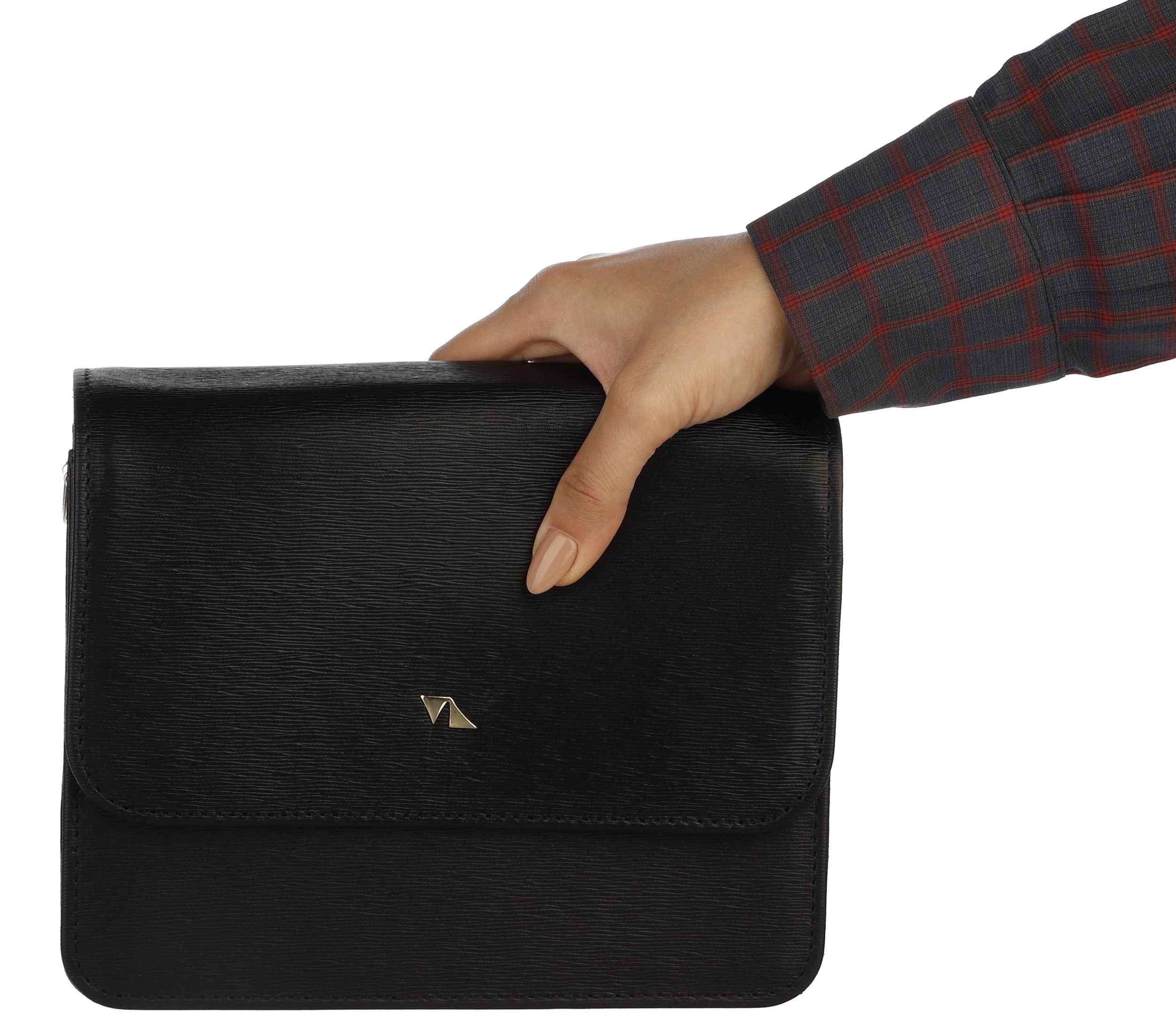 Luxurious Handcrafted Mashhad Leather Shoulder Bag