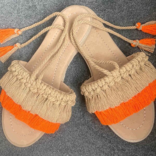 Macramé Sandals for Women - Trendy Handmade Sandals for Casual Wear