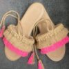 Macramé Sandals for Women - Trendy Handmade Sandals in Pink