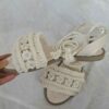 Macrame Sandals with Blossom Design - Handmade Footwear for Summer