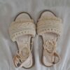 Macrame Sandals with Orange Blossom Design - Boho Vibes & Comfort