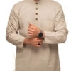 Men’s Islamic Tunic – Modest and Timeless Style for Muslim in Cream