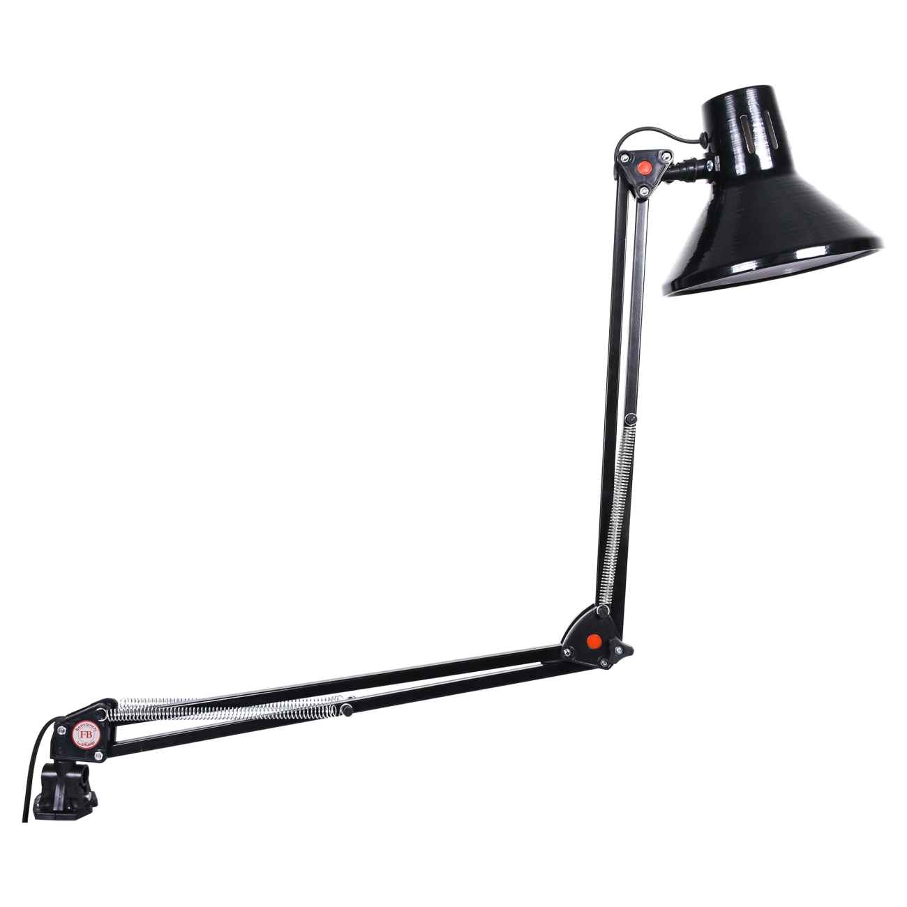 Funky Metal Adjustable Desk Lamp –  Clamp Desk Lamp with Articulating Arm