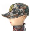 Military Cap with Satin Fabric and Adhesive Back - Grade One Green Digital