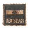 Military Insignia - Iran Flag Emblem in Digital Camouflage Khaki