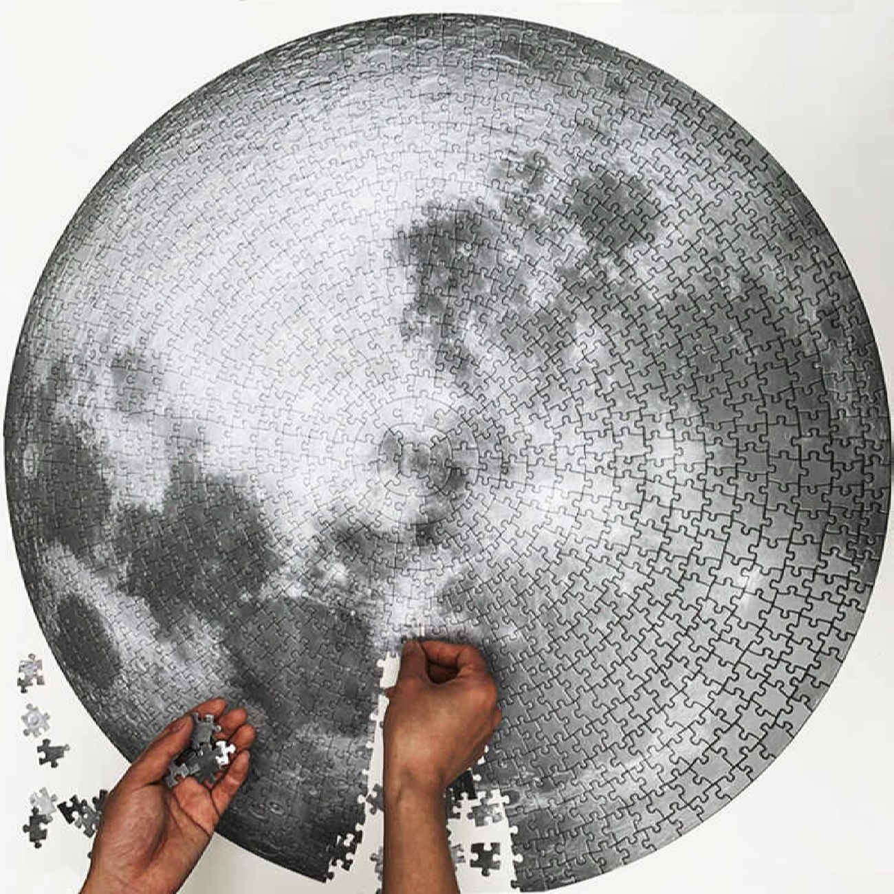 Moonlit Pieces: 1000-Piece Jigsaw Puzzle