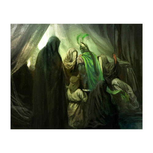 Muharram Wall Tapestry of Imam Hossein’s – The Final Farewell