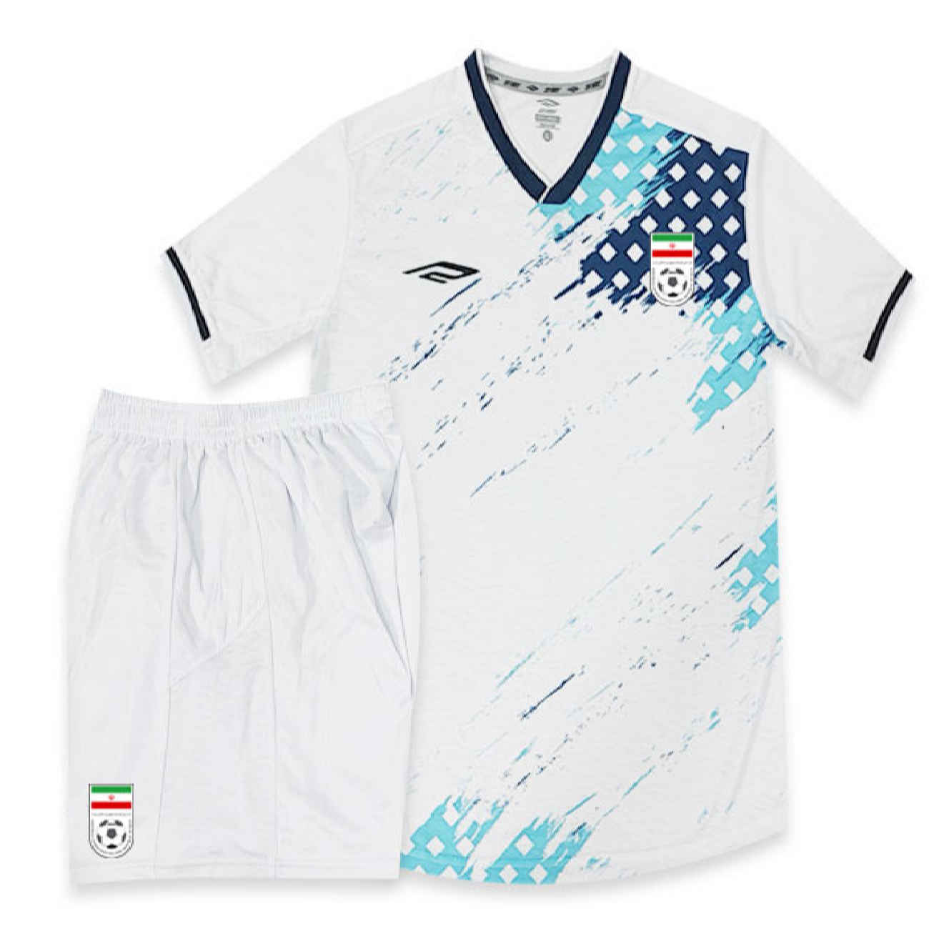 Official Iran National Training Football Team Jersey & Shorts – Suitable for Fans