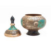 Persian Artisanal Gift Set 3-Piece Chocolate Bowl and Engraved Vase
