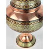 Persian Artisanal Gift Set 3-Piece Chocolate Bowl and Inlay Work Vase