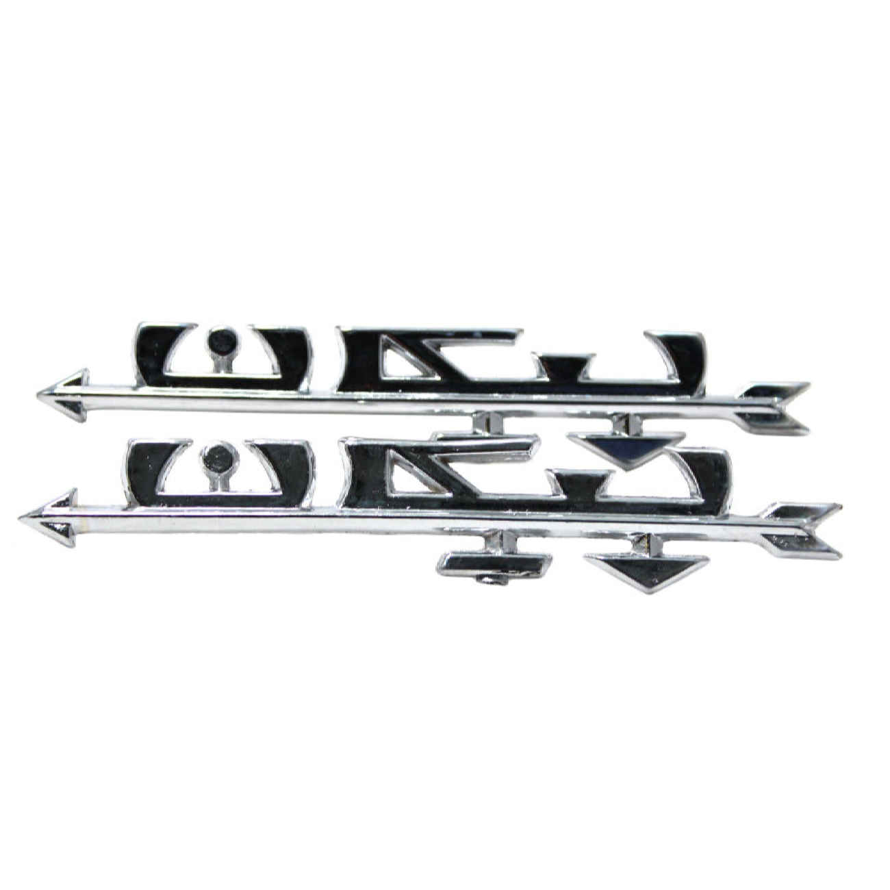 Persian Car Emblem for Paykan in Silver - Pack of 2 for Paykan Lovers