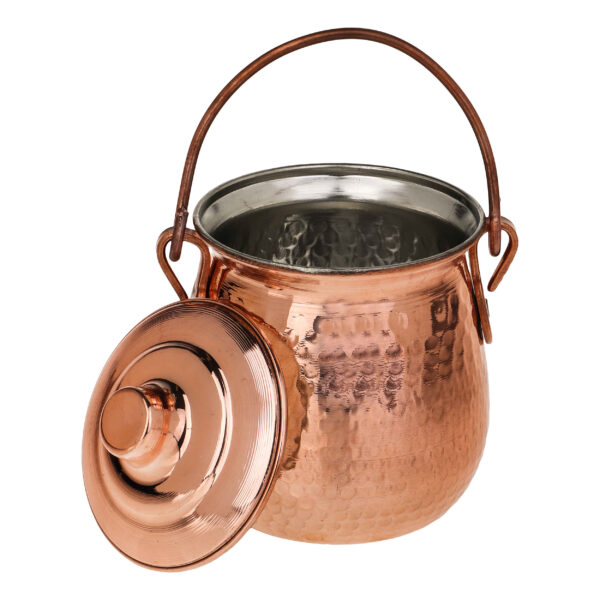 Persian Copper Dizi Pot with Lid for Cooking Abgoosht Model 001
