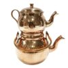 Persian Copper Double Teapot Durable and Hammered Cambyses