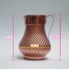 Persian Copper Pitcher Traditional Hammered & Handcrafted Kyros