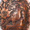Persian Decorative Copper Bottle with Bird & Flower Design Pack of 2