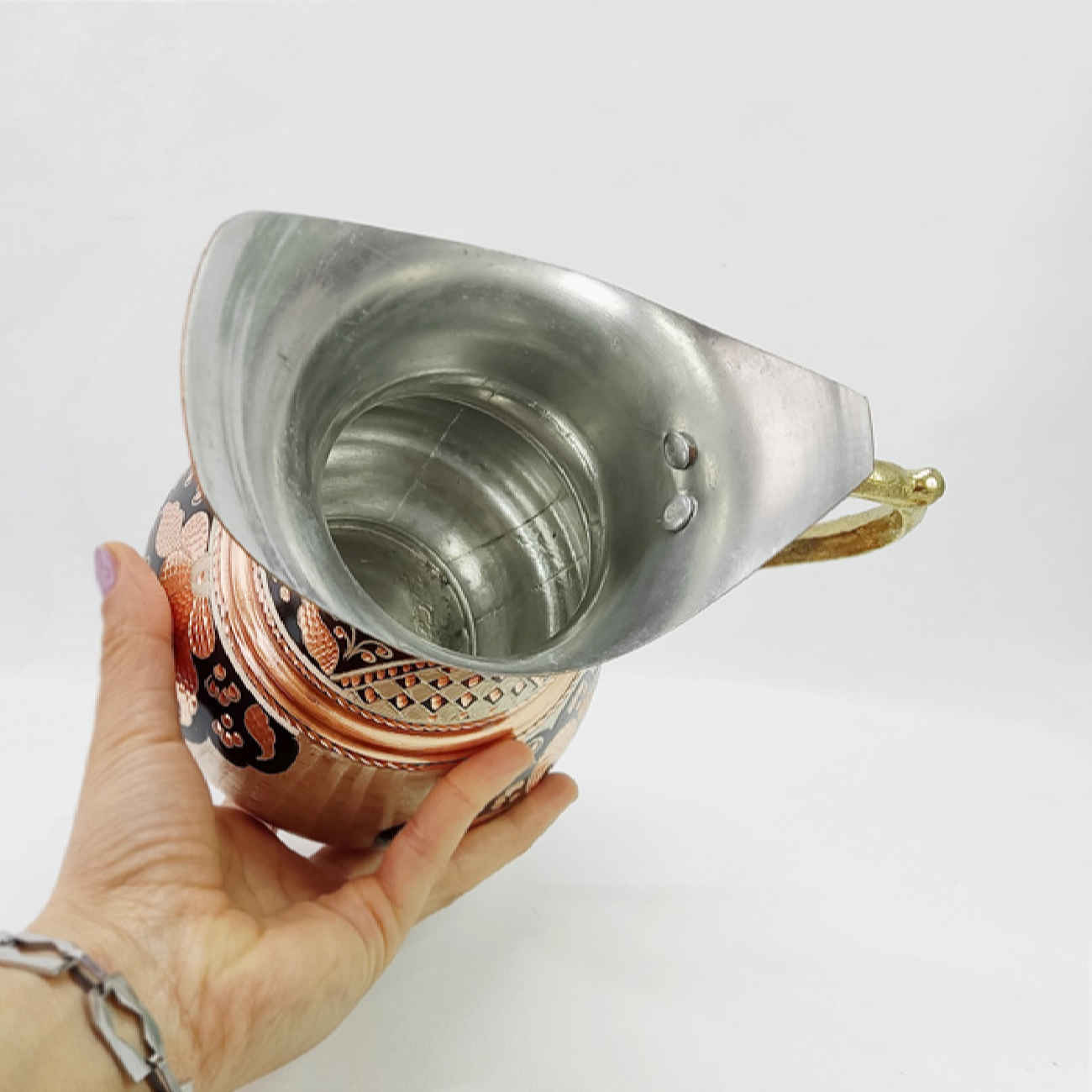 Persian Copper Pitcher – Handcrafted Art, Tradition & Home Style