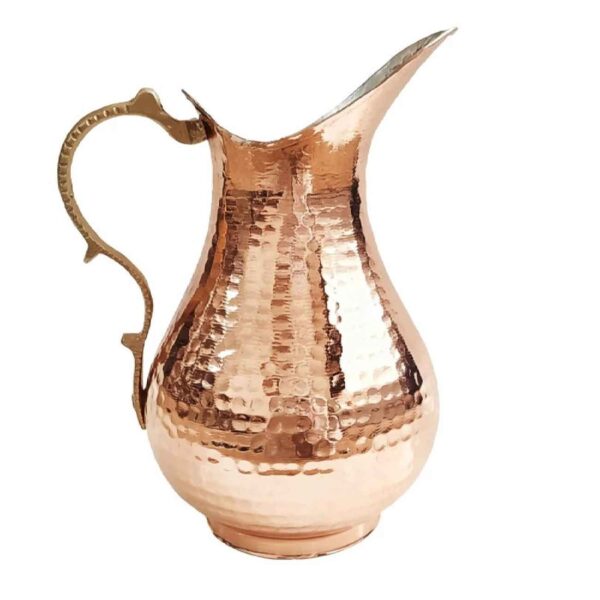 Persian Copper Pitcher - Handcrafted Art for Traditional and Modern Home