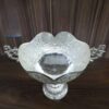 Persian Decorative Silver Bowl – Handcrafted and Engraved with a Footed Base