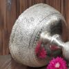 Persian Decorative Silver Bowl - Unique Handcrafted Decorative Piece