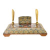 Persian Handcrafted Wooden Pen Holder for Desk - Customizable Office Accessory