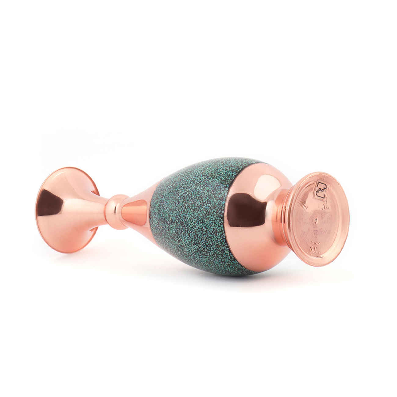 Persian Inlaid Turquoise Copper Vases –  Iranian Fine Art